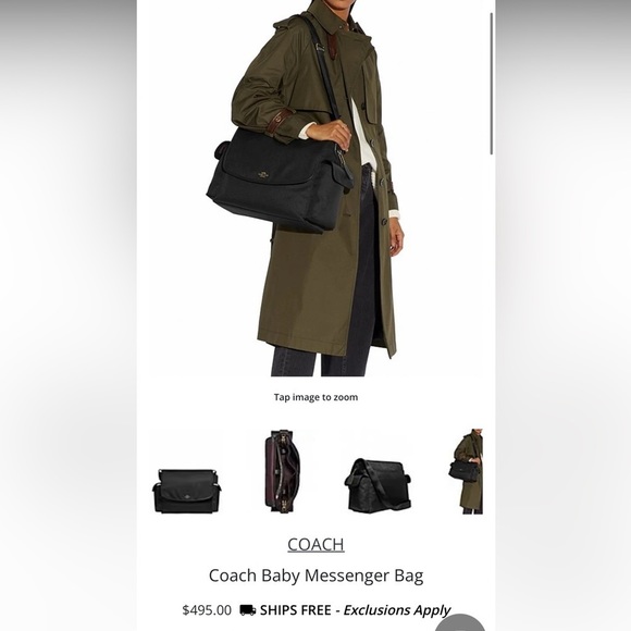 Coach Bags Coach Black Baby Messenger Bag Free Shipping Poshmark